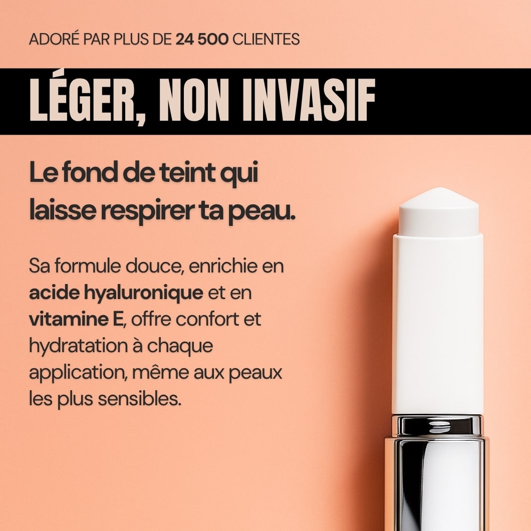 Khleopatra - Fond de teint Stick à formule coréenne auto-adaptatif