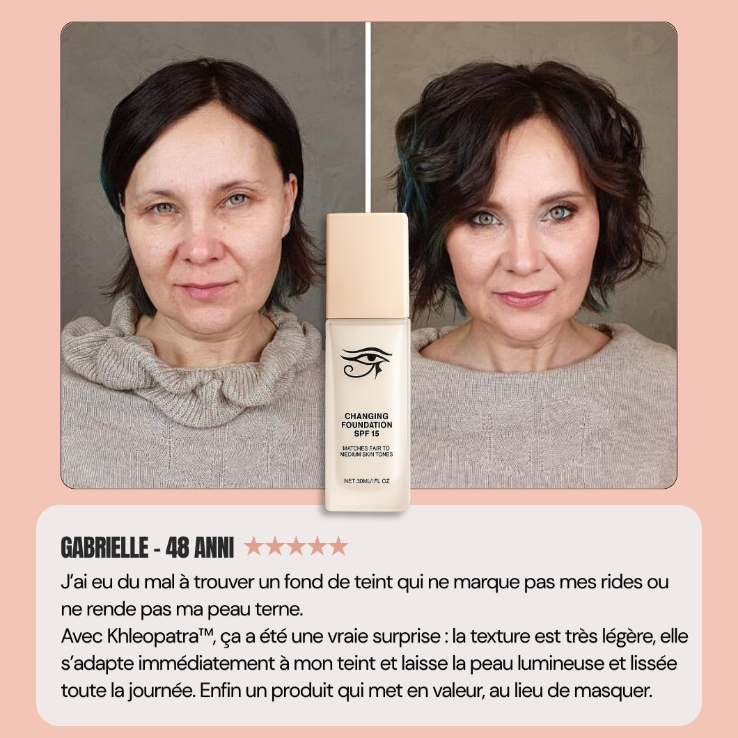 Khleopatra - Fond de teint coréen auto-adaptatif liquide