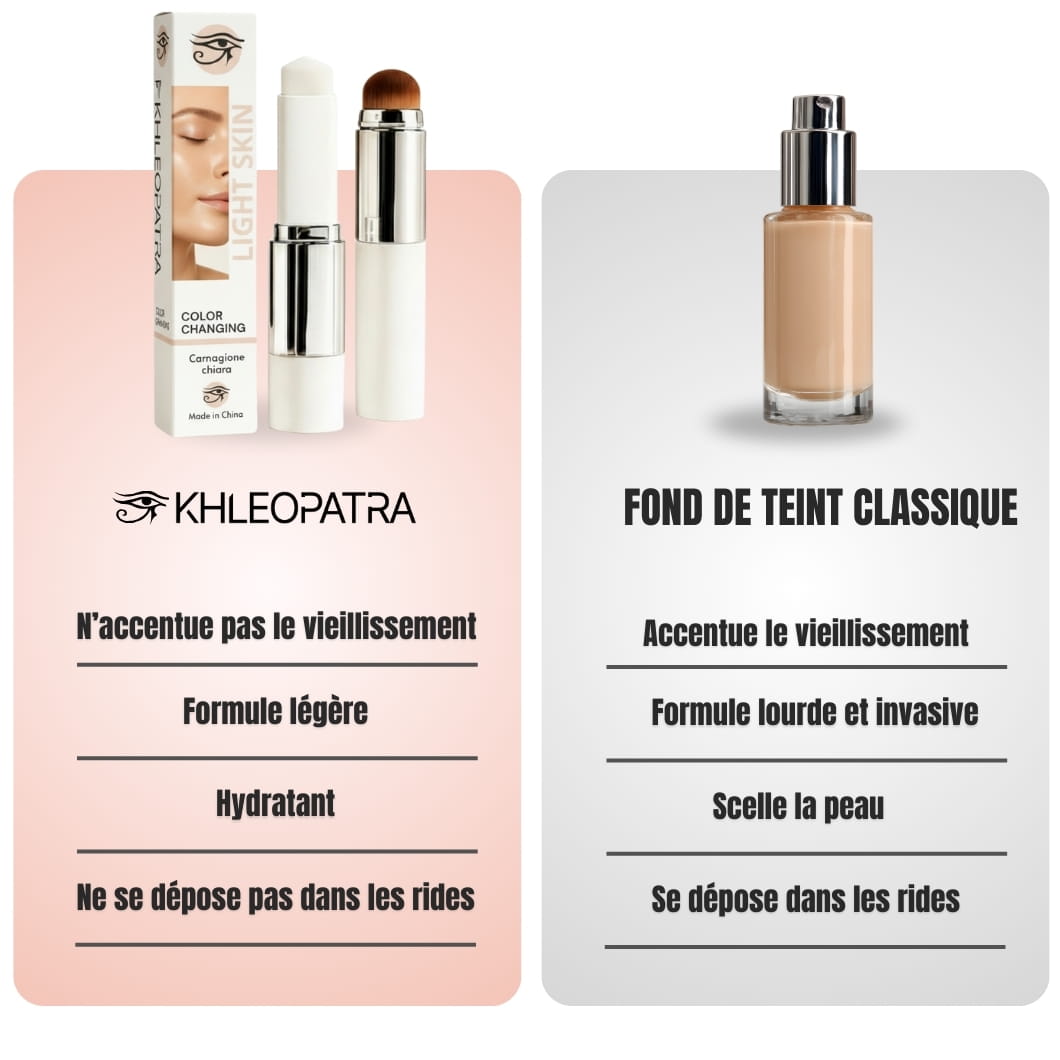 Khleopatra - Fond de teint Stick à formule coréenne auto-adaptatif