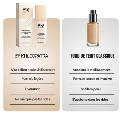Khleopatra - Fond de teint coréen auto-adaptatif liquide