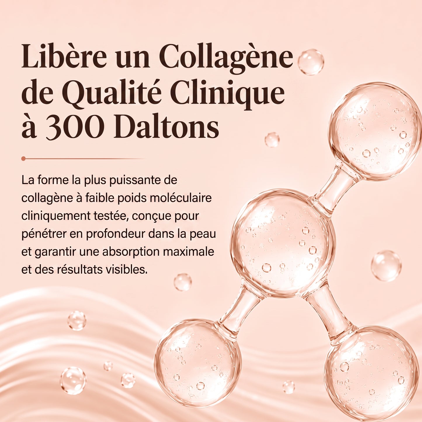 Khleopatra — Dispositif de Compression à Libération de Collagène 300 Daltons