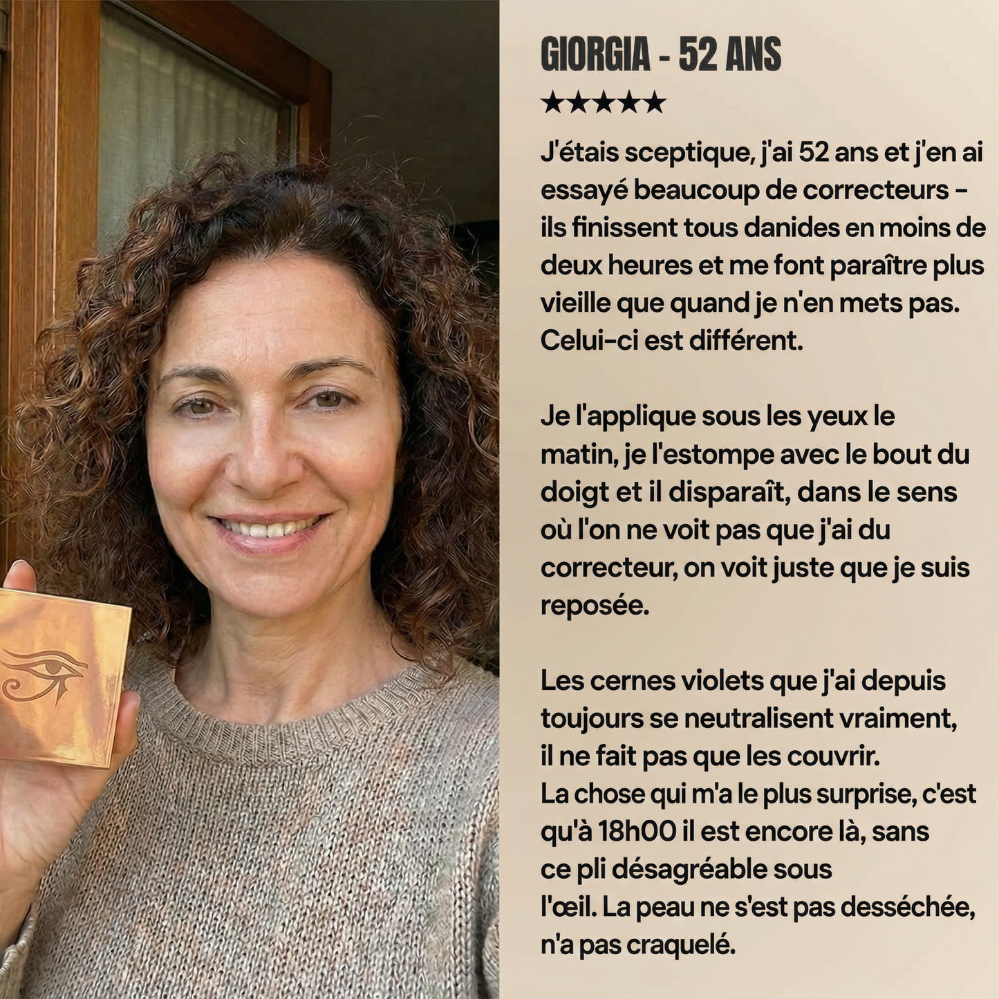 Khleopatra - anti-cernes à l'argile colorée