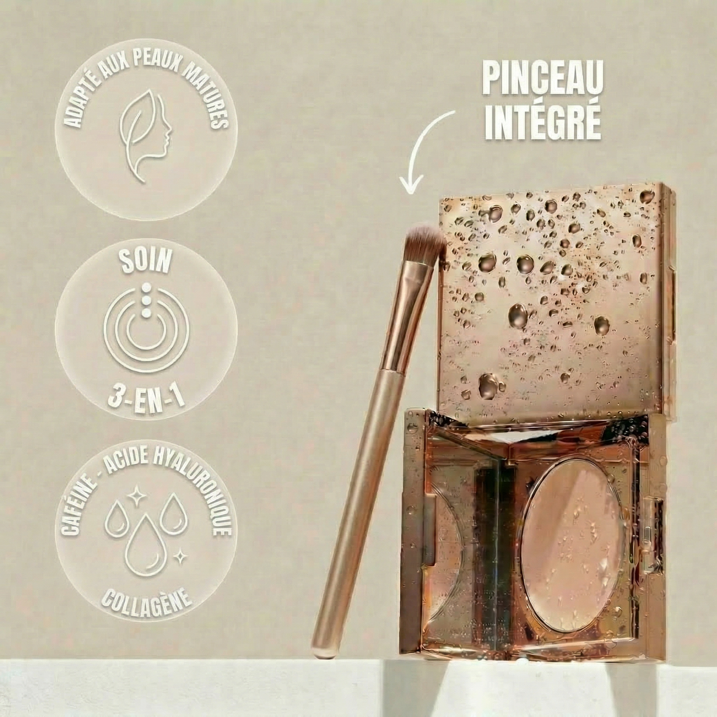Khleopatra - anti-cernes à l'argile colorée